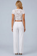 Linen Drawstring Pants