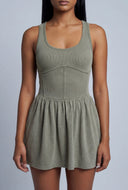 Treasure Scoop Neck Skater Dress