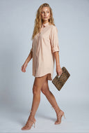 Button Front Shirt Dress