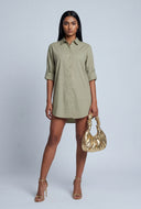 Button Front Shirt Dress
