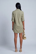Button Front Shirt Dress