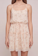 Floral Tiered Mini Dress