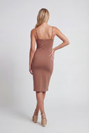 Marianna Color Block Cutout Midi Dress