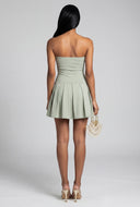 Strapless Skater Dress