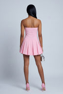 Strapless Skater Dress