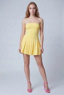 Strapless Skater Dress
