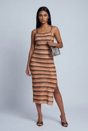 Chevron Midi Dress