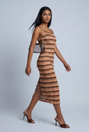 Chevron Midi Dress