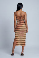 Chevron Midi Dress