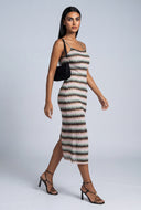 Chevron Midi Dress