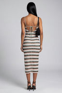 Chevron Midi Dress