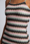 Chevron Midi Dress