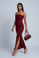 Kamila Textured Maxi Tube Dress
