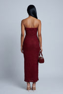 Kamila Textured Maxi Tube Dress