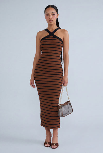 Striped Maxi Dress