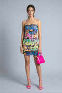 Graffiti Mini Dress