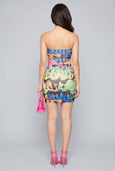 Graffiti Mini Dress