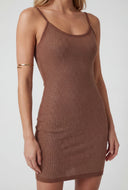 Glam Studded Scoop Mini Dress