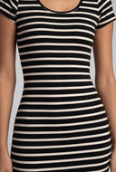 Striped Midi T-Shirt Dress