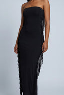 Anika Fringe Side Tube Dress