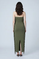 Anika Fringe Side Tube Dress