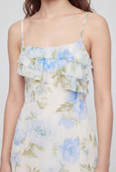 Asymmetrical Tiered Ruffle Sundress