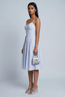 Spaghetti Strap Corset A-Line Dress
