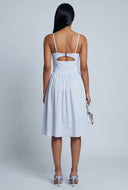 Spaghetti Strap Corset A-Line Dress