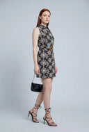 Sleeveless Eyelet Shirt Dress