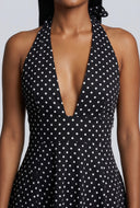 Antonella Polka Dot Skater Dress