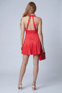 Antonella Polka Dot Skater Dress
