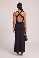 Criss Cross Back Maxi Dress