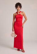 Criss Cross Back Maxi Dress