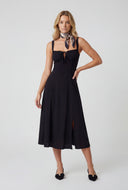 Cameron Tie Keyhole Midi Sundress