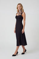Cameron Tie Keyhole Midi Sundress