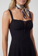 Cameron Tie Keyhole Midi Sundress