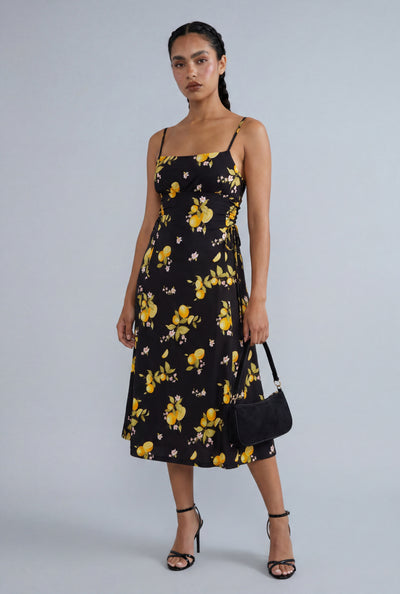 Lemon Midi Sundress