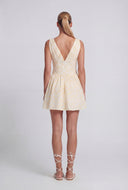 Ditsy Floral Corset Bodice Mini Dress