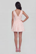 Ditsy Floral Corset Bodice Mini Dress