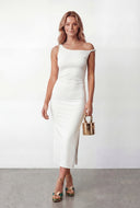 Asymmetrical One Shoulder Maxi Dress
