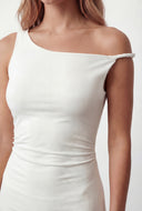 Asymmetrical One Shoulder Maxi Dress