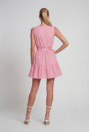 Striped Sleeveless Skater Dress