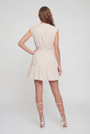 Striped Sleeveless Skater Dress