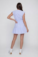 Striped Sleeveless Skater Dress