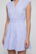 Striped Sleeveless Skater Dress