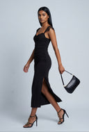 Cowl Neck Midi Dress