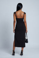 Cowl Neck Midi Dress