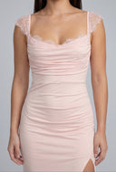 Cowl Neck Midi Dress