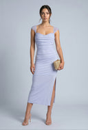 Cowl Neck Midi Dress