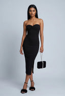 Twist Front Tube Dress